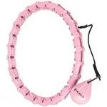 HMS HHW02 Masážní hula hoop se závažím, růžová, velikost