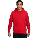 Nike CLUB FLEECE HOODIE CYCLE Pánská mikina, červená, velikost XXL