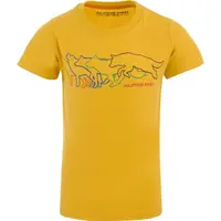 ALPINE PRO IKEFO Dětské triko, žlutá, velikost 104-110