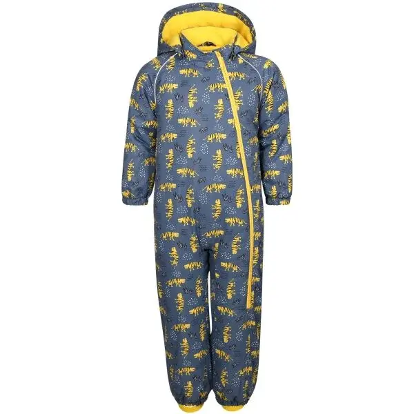 Lewro WAYAN Dětský zateplený overal, šedá, velikost 104-110