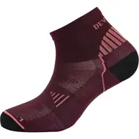 Devold RUNNING MERINO ANKLE SOCK Sportovní vlněné ponožky, vínová, velikost
