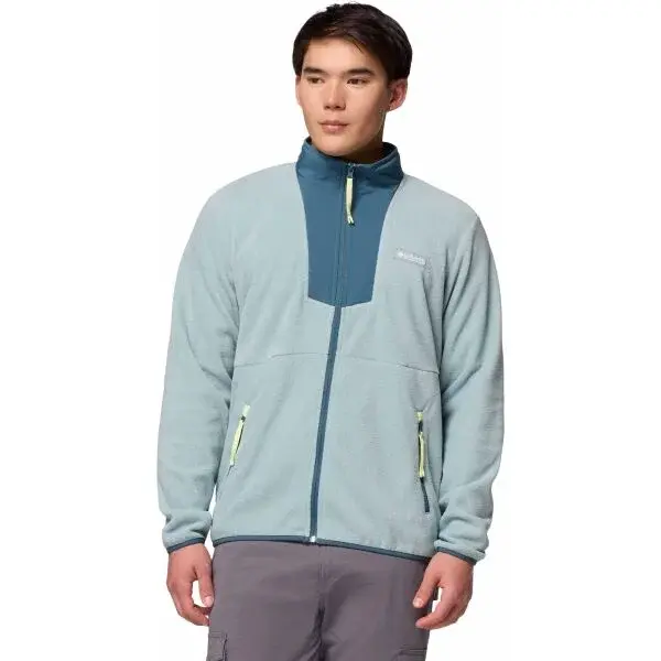 Columbia SEQUOIA GROVE FULL ZIP FLEECE Pánská fleecová mikina, světle modrá, velikost