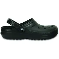 Crocs CLASSIC FUZZ LINED CLOG Unisex nazouváky, černá, velikost 36/37