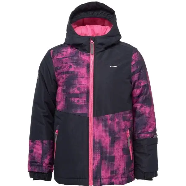 LOAP CUPRA Dětská lyžařská bunda, černá, velikost 122-128