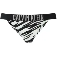 Calvin Klein INTENSE POWER-BRAZILIAN-PRINT Dámské plavkové kalhotky, černá, velikost