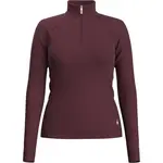 Smartwool W CLASSIC THERMAL MERINO BL 1/4 ZB Dámské triko, vínová, velikost