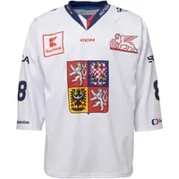Střída FAN ČR EHT PASTRŇÁK Hokejový dres, bílá, velikost
