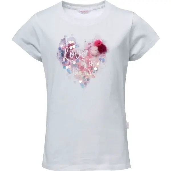 Lewro RUMI Dívčí triko, bílá, velikost 140-146