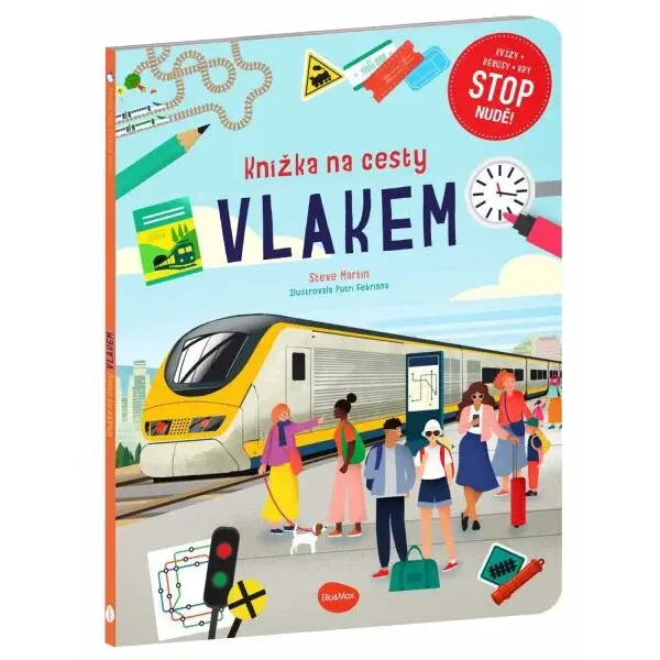 ELLA & MAX VLAKEM Knížka na cesty, mix, velikost