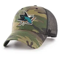 47 NHL SAN JOSE SHARKS CAMO BRANSON 47 MVP Kšiltovka, khaki, velikost ADULT