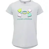 Under Armour COLORBLOCK BL SS Dívčí triko, šedá, velikost M