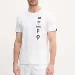 Bavlněné tričko Alpha Industries Freedom T bílá barva, s potiskem, 156539