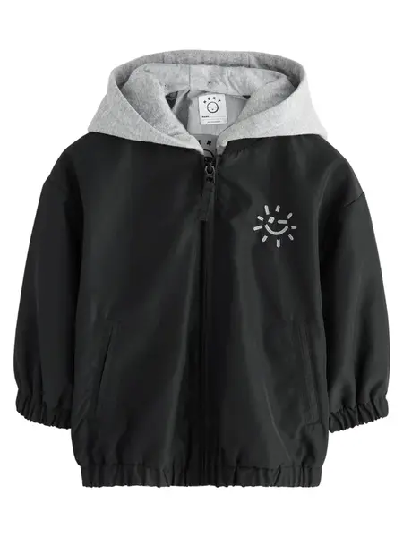 Next Prechodná bunda  čadičová / čierna