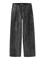 NAME IT Nohavice 'NKFSura'  čierna / strieborná