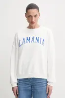 Mikina La Mania dámská, bílá barva, s aplikací, URBAN