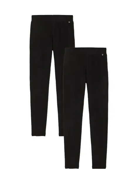 WE Fashion Legíny  čierna