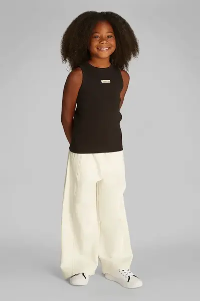 Dětský top Calvin Klein Jeans černá barva, IG0IG02871