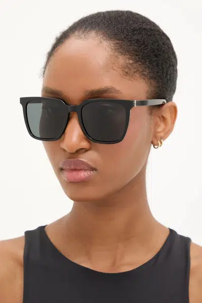 Sluneční brýle Saint Laurent dámské, černá barva, SL M146