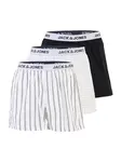 JACK & JONES Boxerky 'JACBETANO'  čierna / biela