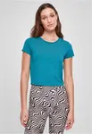 Women's stretch jersey Cropped Tee watercolor