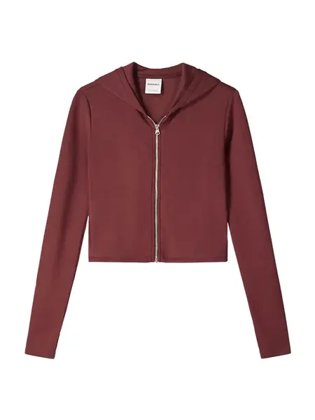 Bershka Tepláková bunda  grenadínová