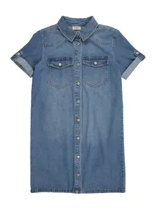 ONLY GIRLS Šaty 'ONLKOGLISA'  modrá denim