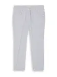 TOM TAILOR Chino nohavice  sivá / biela