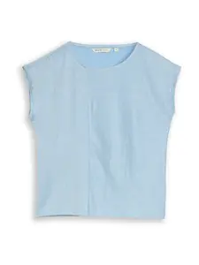 TOM TAILOR DENIM Tričko  modrá / svetlomodrá