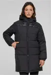 Women's Hooded Coat Mixed Black