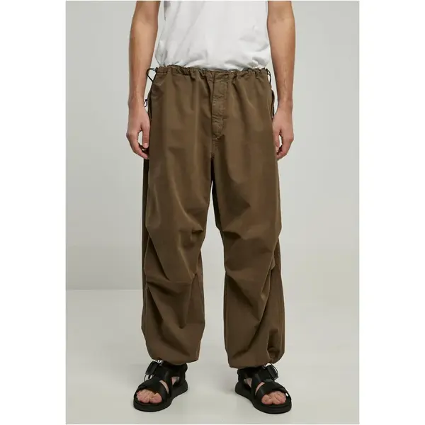 Wide Olive Cargo Pants