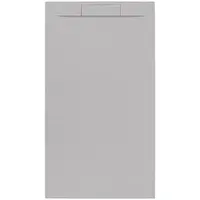 Sprchová vanička obdĺžniková SAT Fusion 140x90 cm liaty mramor gris perla SATFU14090GRP