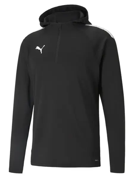 PUMA Mikina 'teamLIGA'  čierna