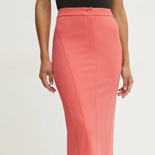 Sukně Pinko růžová barva, midi, pouzdrová, 104680 A0HM