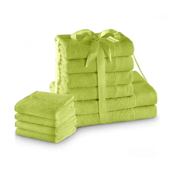 Sada ručníků home & lifestyle 10-pack zelená barva