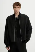 Bunda Won Hundred černá barva, přechodná, oversize, 3527-13056