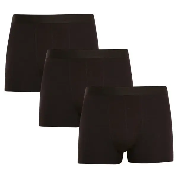 Nedeto 3PACK pánské boxerky černé (3NB001) XL