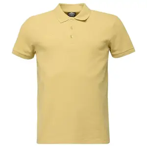 Umbro DURRY Pánské triko s límečkem, žlutá, velikost