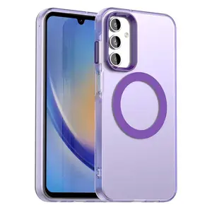 Techsuit CandyCase MagSafe, Samsung Galaxy A15 4G / 5G, fialový