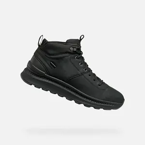 Black men's ankle boots Geox Spherica Actif X2 - Men