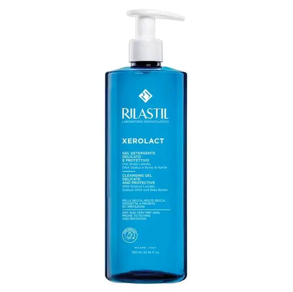RILASTIL Xerolact Čisticí gel na obličej a tělo 750 ml