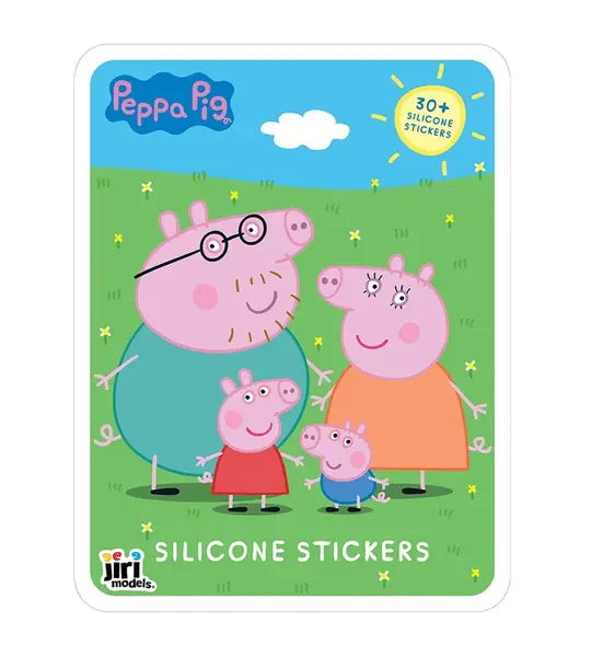 JIRI MODELS Hra se silikonovými samolepkami Prasátko Peppa 1 ks