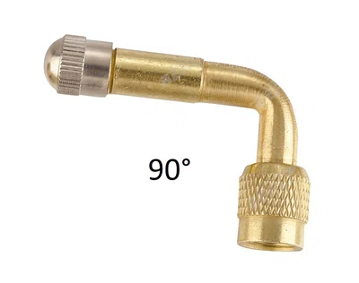 Prodloužení ventilu kovové, zahnuté 5644292-90, úhel 90 stupňů - Ferdus 11.199 Úhel zahnutí: 45 °