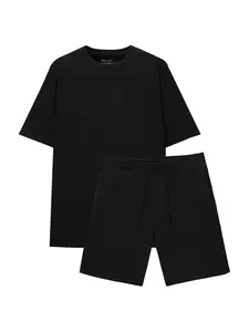 Pull&Bear Mikina  čierna
