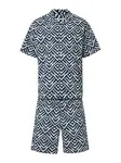 JACK & JONES Košeľa 'JJMILO'  námornícka modrá / biela