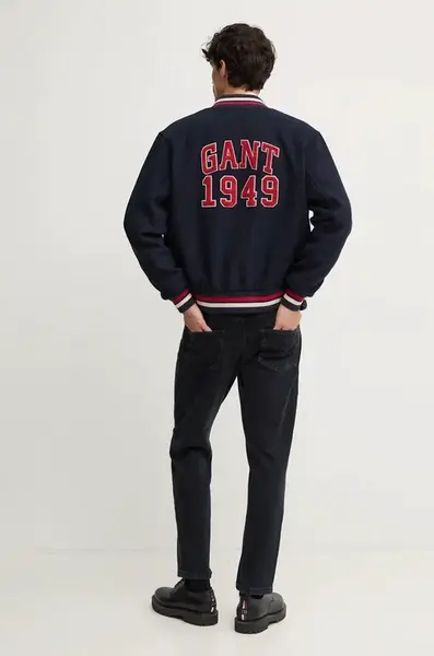 Vlnená bunda bomber Gant