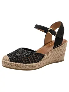 Tamaris Espadrilky  čierna