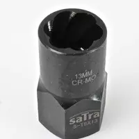 Hlavice nástrčná na poškozené šrouby 1/2", rozměr 17 mm - SATRA Velikost: 13 mm