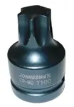 Zástrčné hlavice úderové Torx, 3/4", různé velikosti, délka 60 mm - JONNESWAY Velikost: T90