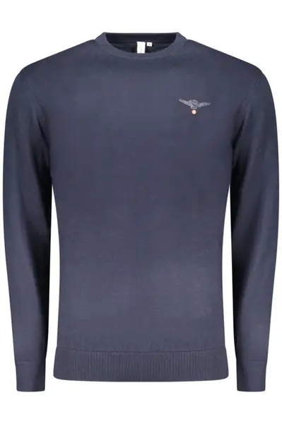 Modrý pánský svetr