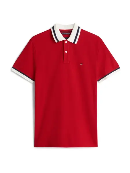 TOMMY HILFIGER Tričko  červená / biela